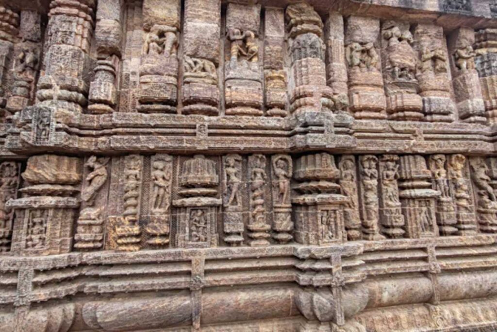The panel art of the Konark Sun Temple