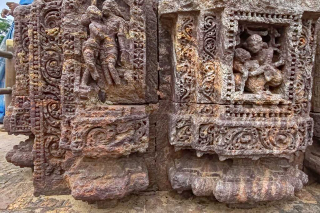 The panel art of the Konark Sun Temple